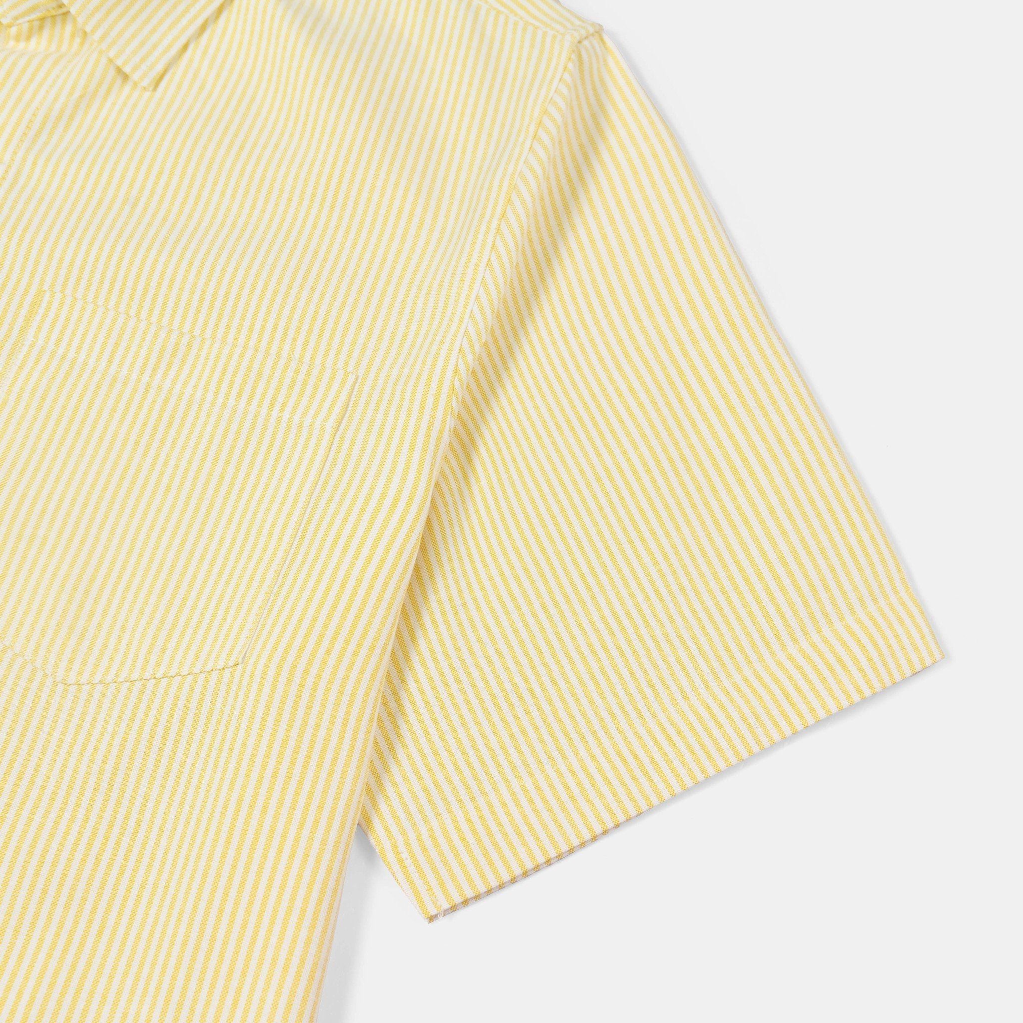  Sơ Mi Tay Ngắn Sọc Nhỏ Vải Oxford SMN0100 