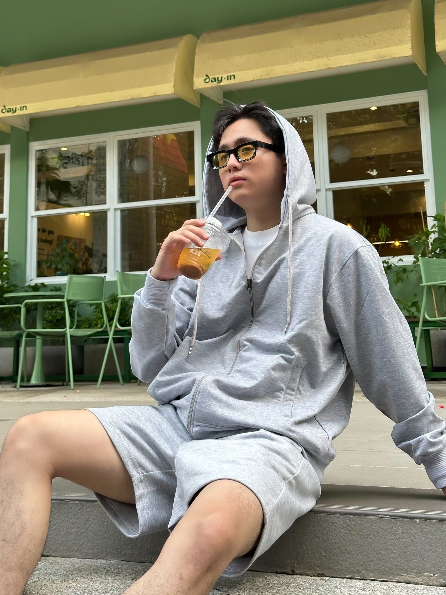  Áo Khoác Nỉ Có Nón Regular AKN0116 