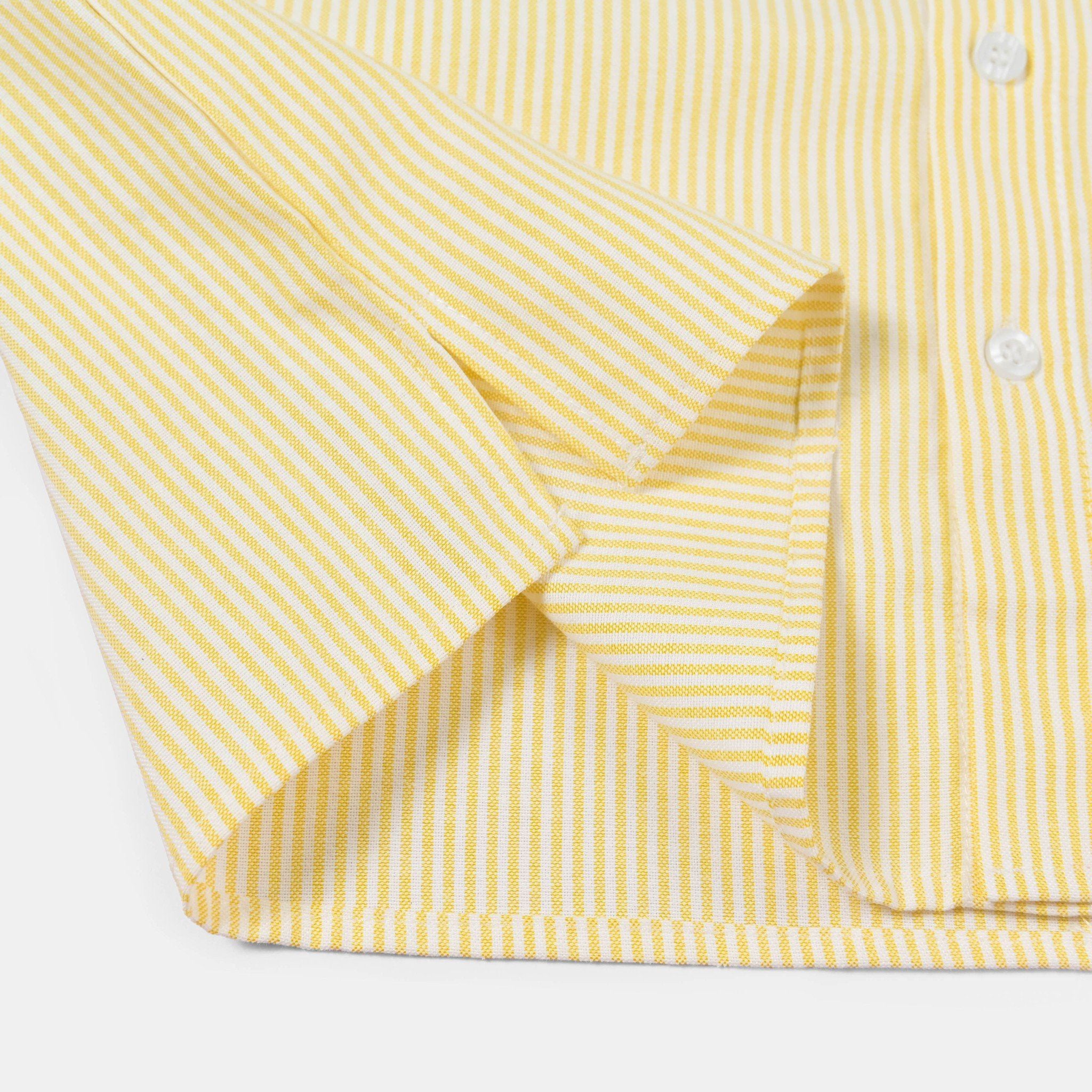 Sơ Mi Tay Ngắn Sọc Nhỏ Vải Oxford SMN0100 