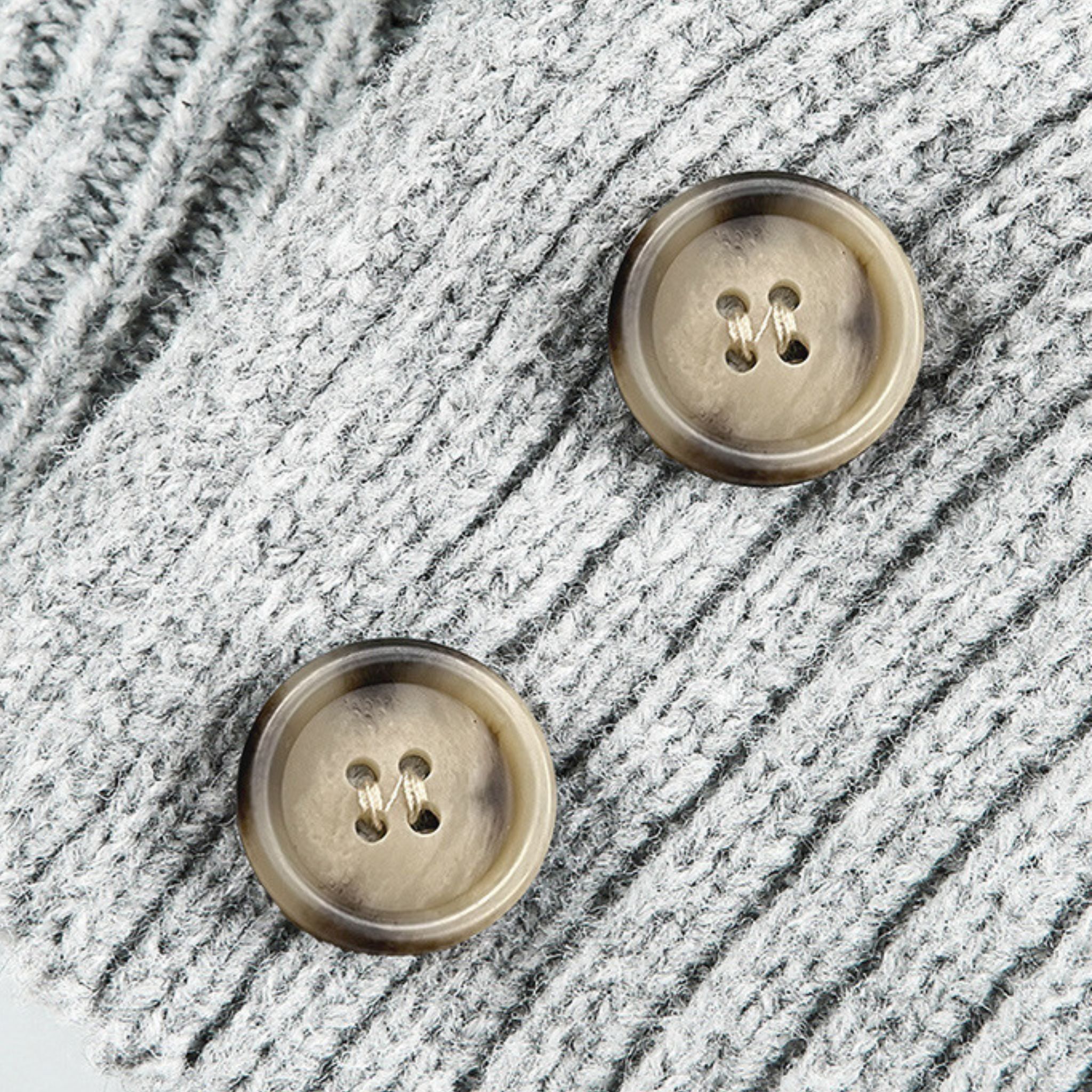  Áo Len Dệt Kim Nút Chéo Dày Dặn AKL0010 