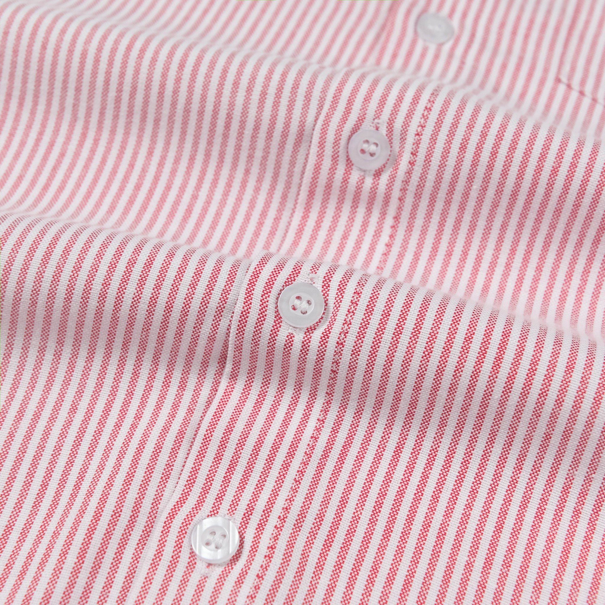  Sơ Mi Tay Ngắn Sọc Nhỏ Vải Oxford SMN0100 