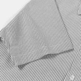  Sơ Mi Tay Ngắn Sọc Nhỏ Vải Oxford SMN0100 