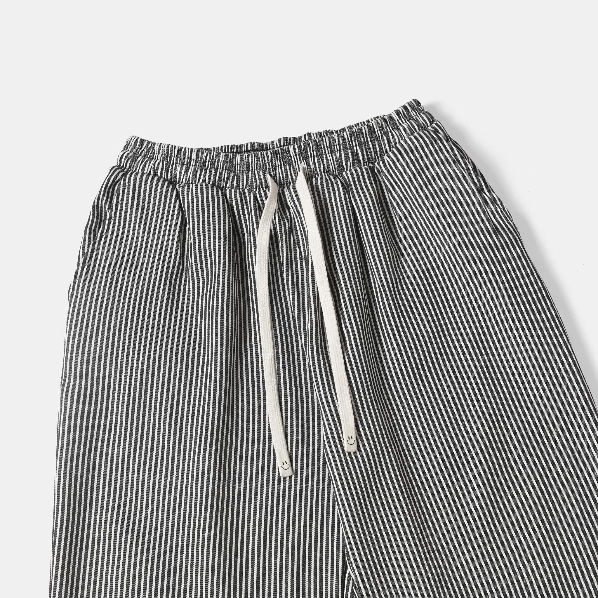  Quần Jogger Kaki Sọc Ống Suông QJK0045 