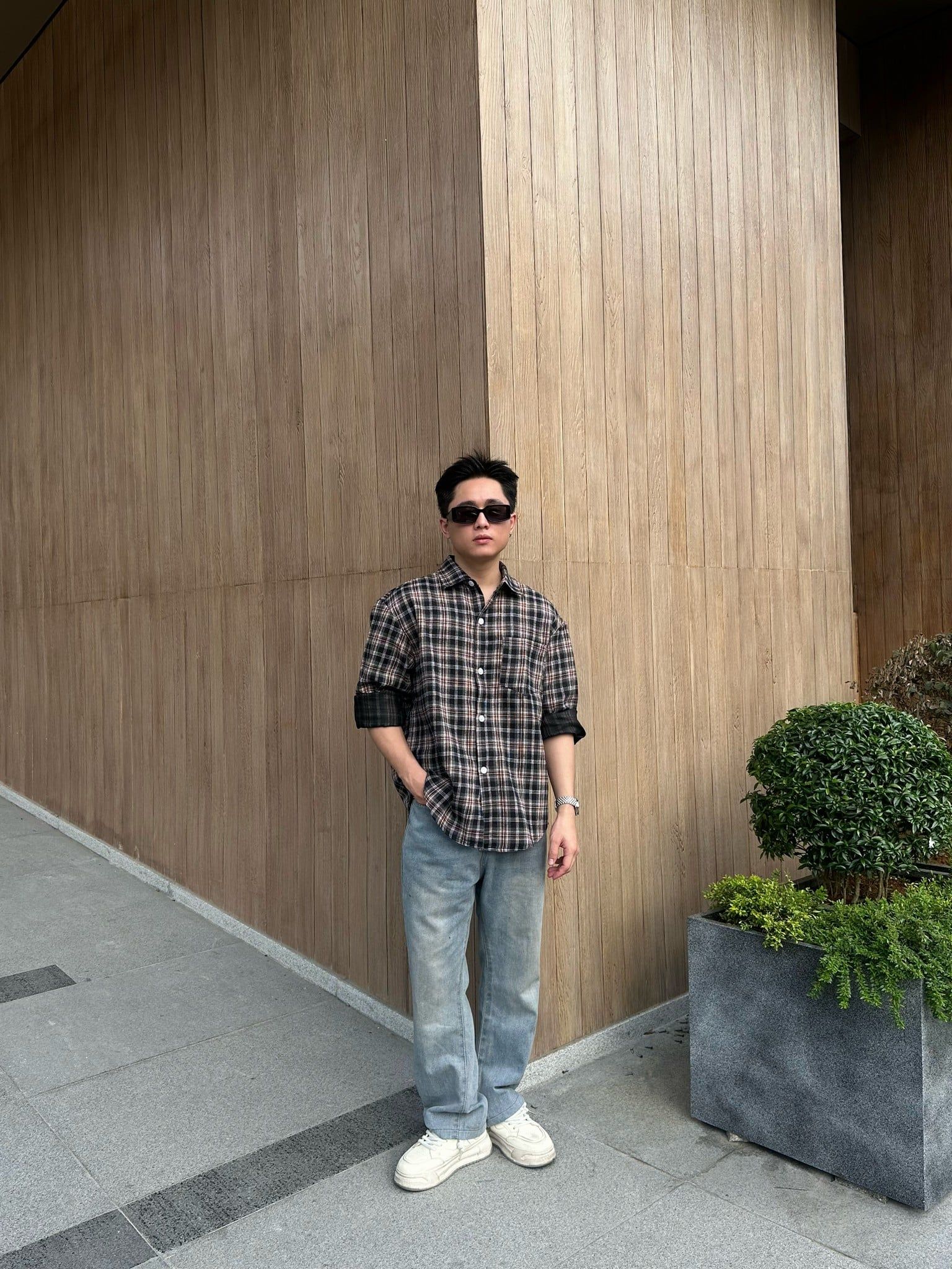  Sơ Mi Caro Vải Cotton Bông SMD0108 