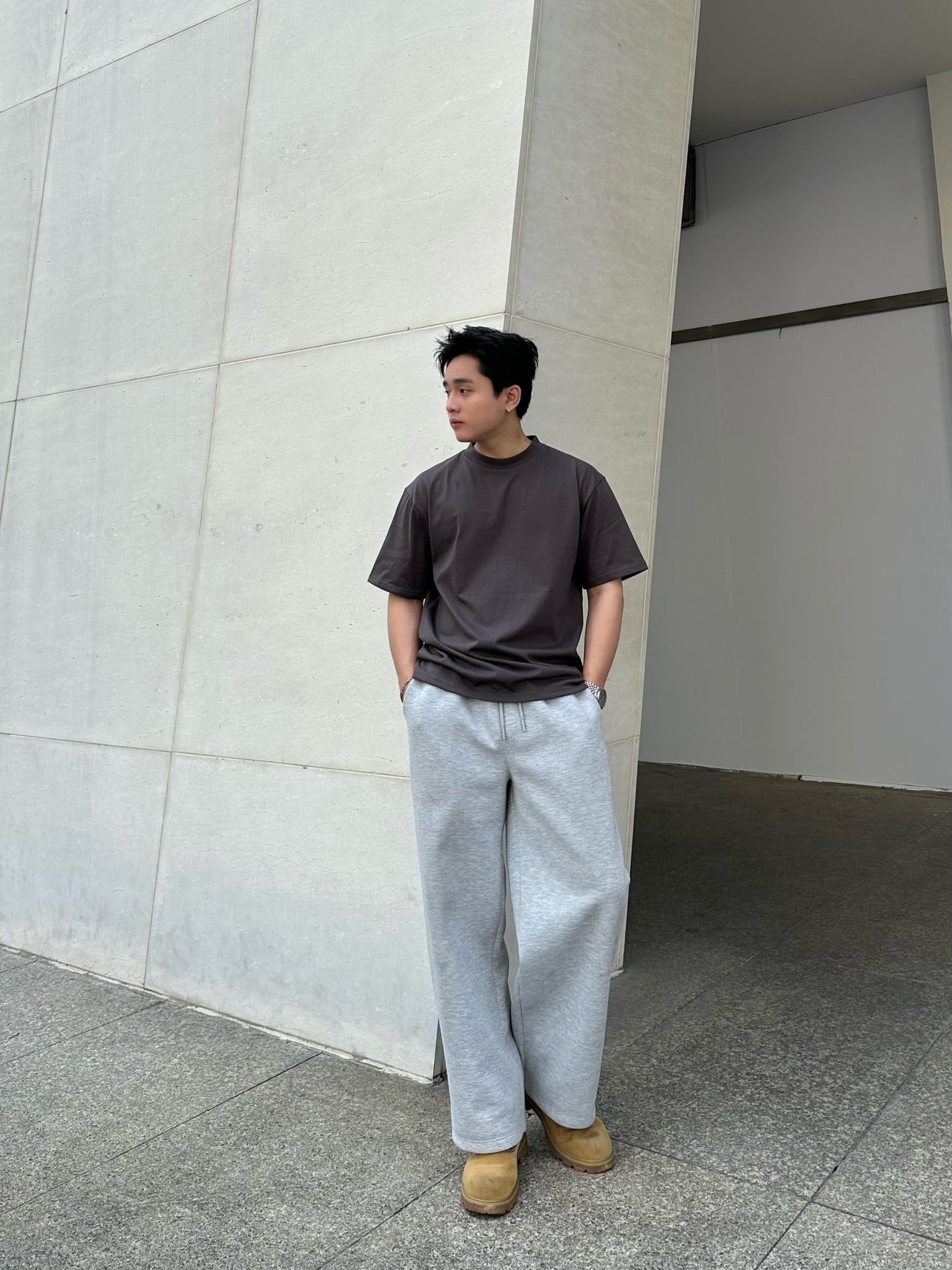  Áo Thun Boxy Cotton Form Regular ATN0175 