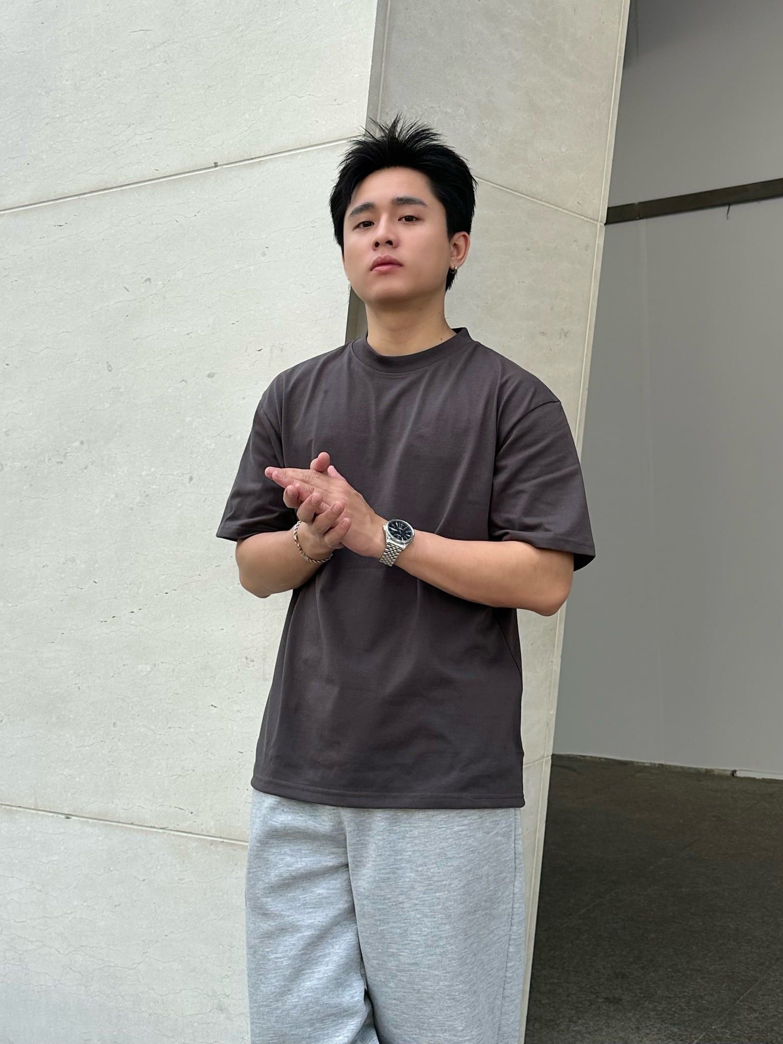  Áo Thun Boxy Cotton Form Regular ATN0175 