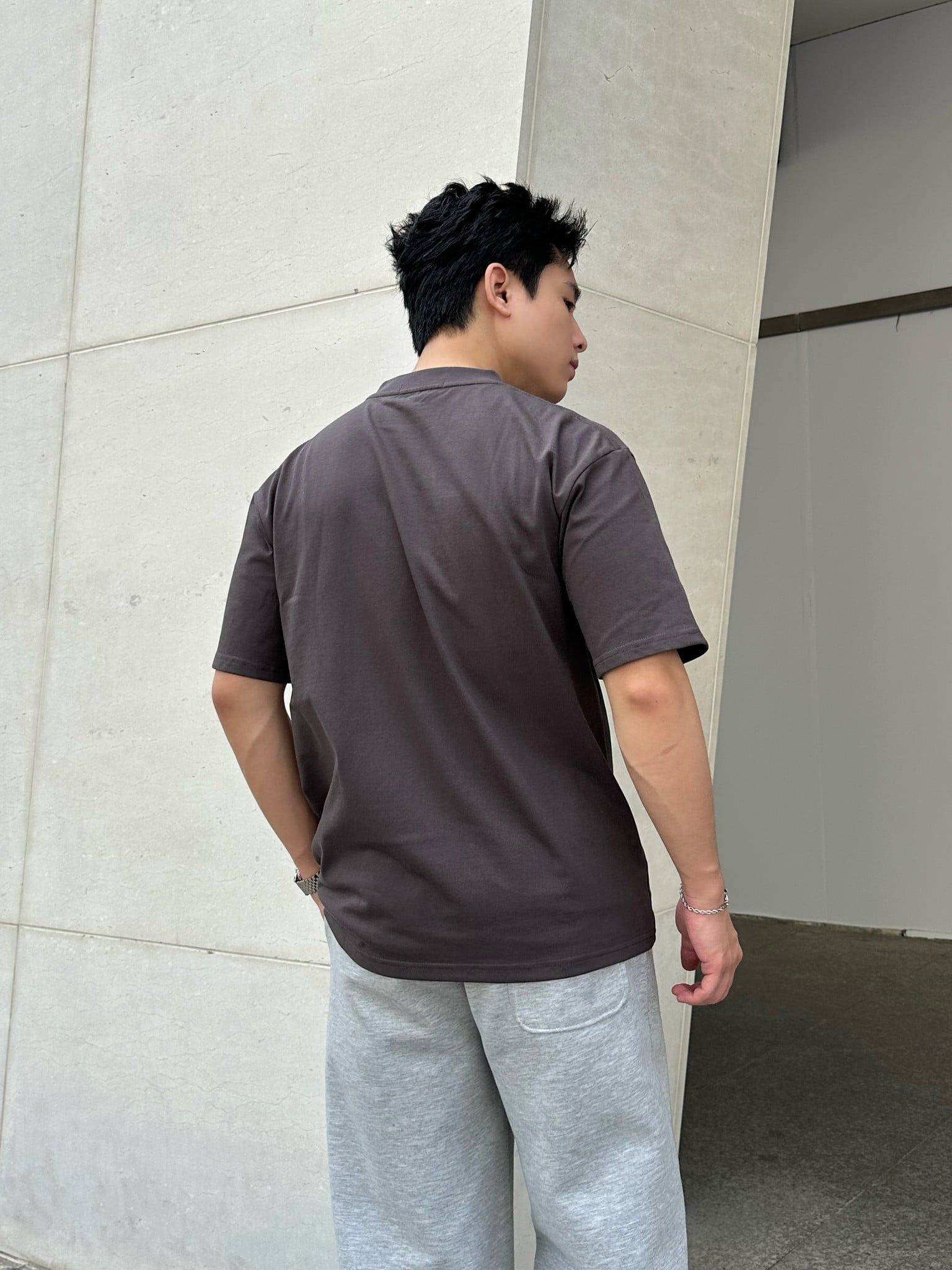  Áo Thun Boxy Cotton Form Regular ATN0175 