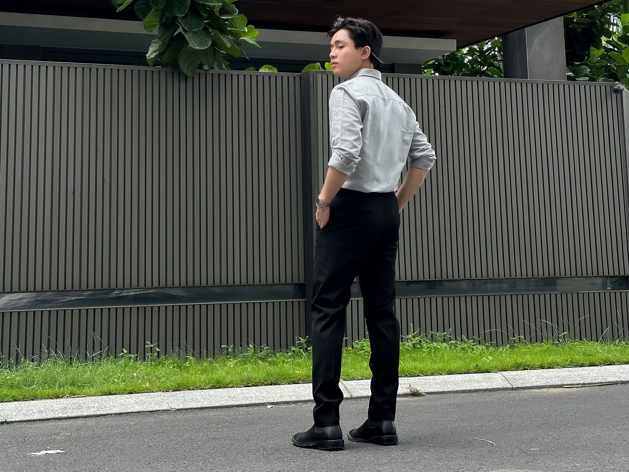  Quần Tây Nam Cạp Chun Ẩn Co Giãn, Dày Dặn QTA0049 