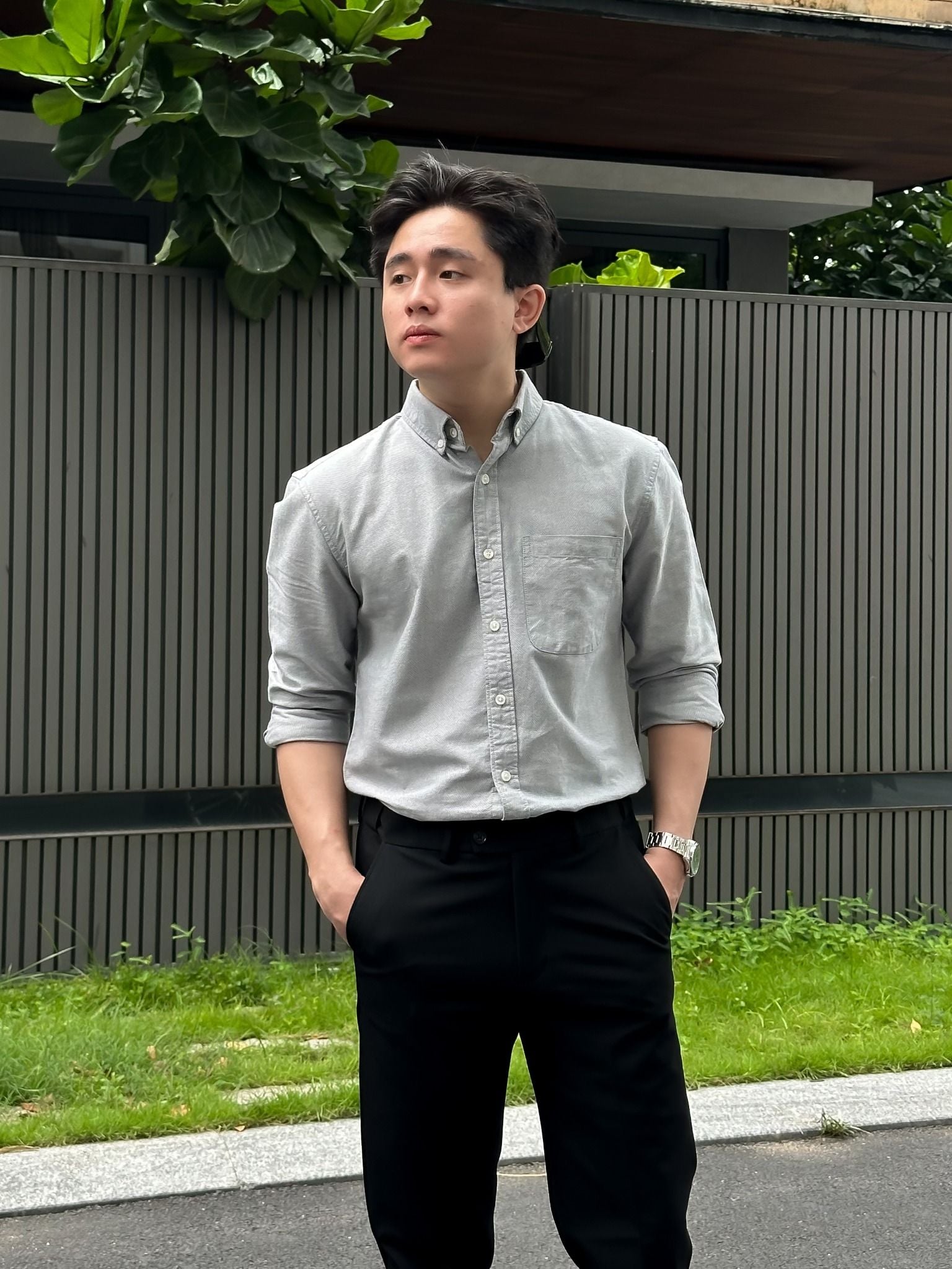  Sơ Mi Nam Tay Dài Pure Cotton SMD0107 