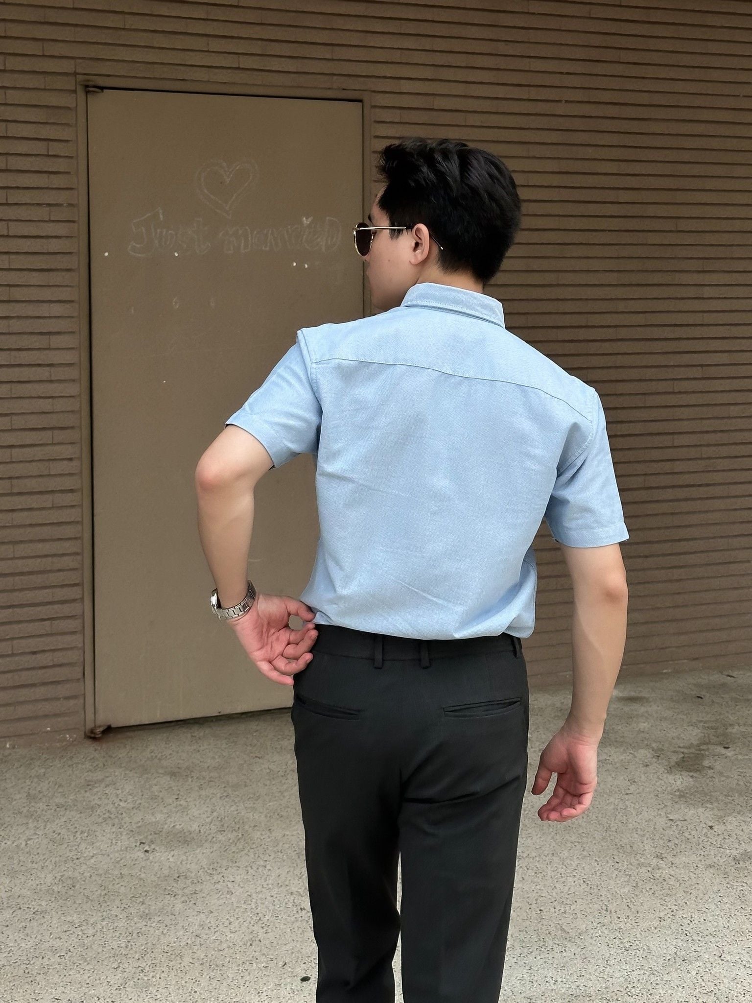  Sơ Mi Nam Tay Ngắn Pure Cotton SMN0099 