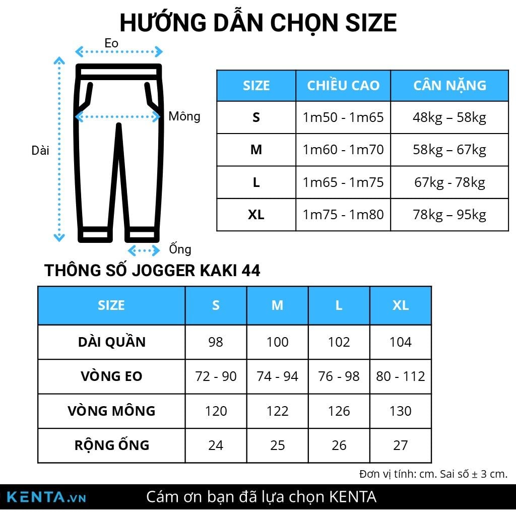  Quần Jogger Vải Dù Co Giãn, Form Rộng QJK0044 