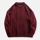  Áo Len Dệt Kim Cổ Tròn Dày Dặn AKL0009 