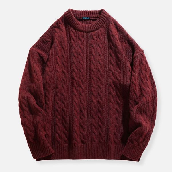  Áo Len Dệt Kim Cổ Tròn Dày Dặn AKL0009 