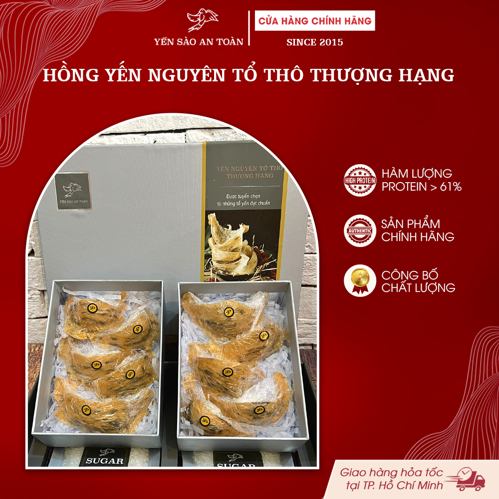 HỘP 50G HỒNG YẾN CÒN LÔNG, THỐ SỨ VÀ ĐƯỜNG PHÈN