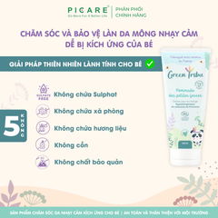 Kem dưỡng ẩm làm dịu da hỗ trợ giảm ngứa và kích ứng cho bé Green Tribu Pommade des petites fesses 75ml