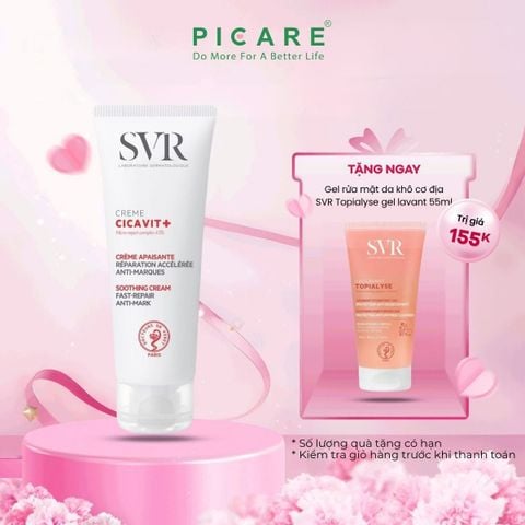 Kem dưỡng và làm dịu dành cho da nứt nẻ mẫn đỏ SVR Cicavit+ Cream 40ml