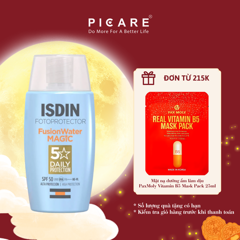 Sữa chống nắng kiểm soát dầu nhờn ISDIN Oil Control Fotoprotector Fusion Water Magic SPF50 50ml