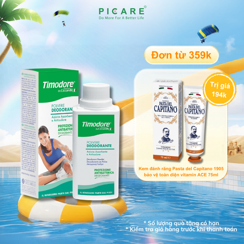 Phấn khử mùi chuyên dụng cho chân và giày - Timodore Deodorant Powder