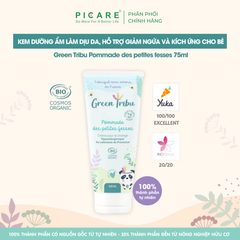 Kem dưỡng ẩm làm dịu da hỗ trợ giảm ngứa và kích ứng cho bé Green Tribu Pommade des petites fesses 75ml