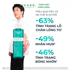 Sữa Rửa Mặt Dành Cho Da Nhờn Mụn Dạng Gel Eucerin Dermopure Clinical Cleanser 200ml