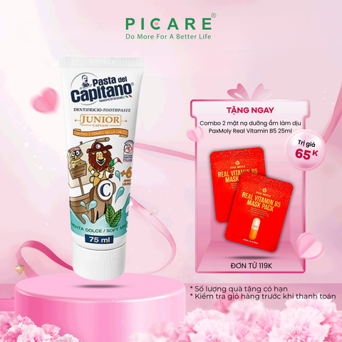 Kem đánh răng Pasta del Capitano Junior 6+ (Vị bạc hà) 75ml