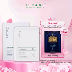 Mặt Nạ Gel Hỗ Trợ Phục Hồi Da Tổn Thương, Kích Ứng Sau Laser, Peel, Lăn Kim Easydew RX Post Laser Gel Dessing Mask Sheet 38ML (5 miếng)
