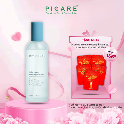 Nước cân bằng cấp ẩm dưỡng sáng da Juve’Heal Hydro Synergy Balancing LHA Toner 125ml