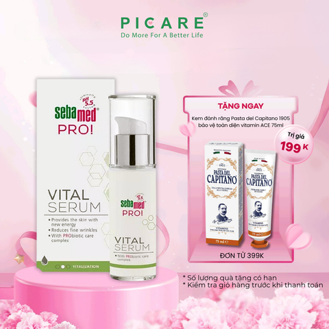 Serum Postbiotics - nuôi dưỡng, cải thiện và trẻ hóa da - Sebamed Pro! Vital Serum 30ml
