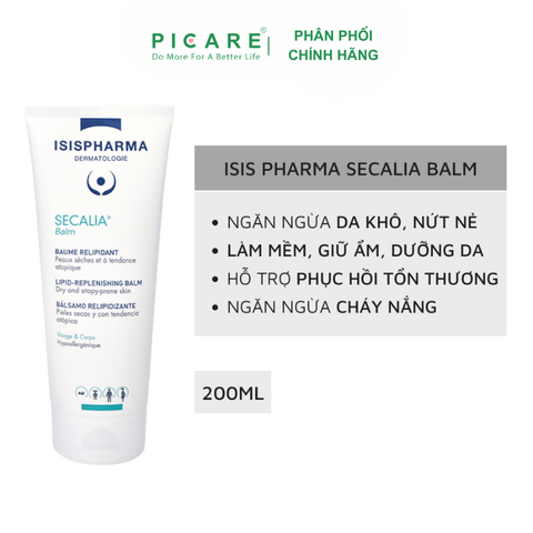 Kem Dưỡng Cho Da Khô Dễ Kích Ứng Isis Pharma Secalia Balm 200ml
