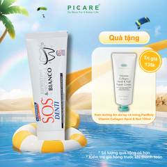 Kem đánh răng than hoạt tính giúp trắng răng, cải thiện và bảo vệ màu sắc tự nhiên của răng - S.O.S DENTI Whiteness Toothpaste 75 ml