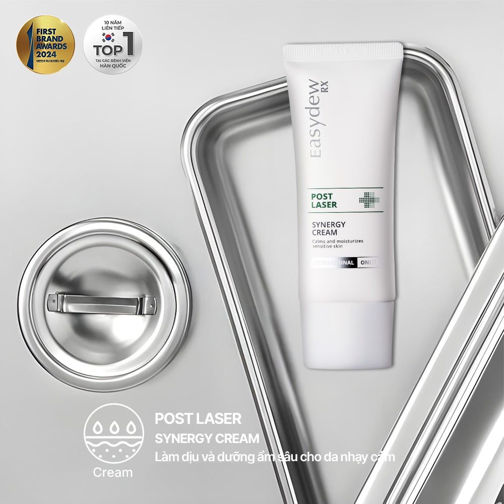 Kem Dưỡng Hỗ Trợ Phục Hồi Da Sau Tổn Thương Easydew Rx Post Laser Synergy Cream 50ml