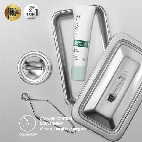 [08/26] Serum Cung Cấp Dưỡng Chất Cho Da Mụn Sau Tổn Thương Easydew Ex Calming Control Clear Serum 30ml