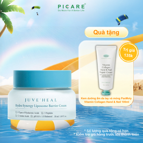 Kem dưỡng ẩm bổ sung dưỡng chất dành cho mọi loại da Juve'Heal Hydro Synergy Liposome Barrier Cream 50ml