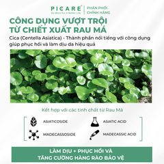 Kem dưỡng rau má giúp cấp ẩm sâu làm dịu và phục hồi cho da Pax Moly Centella Cica 5X Repair Cream 100g