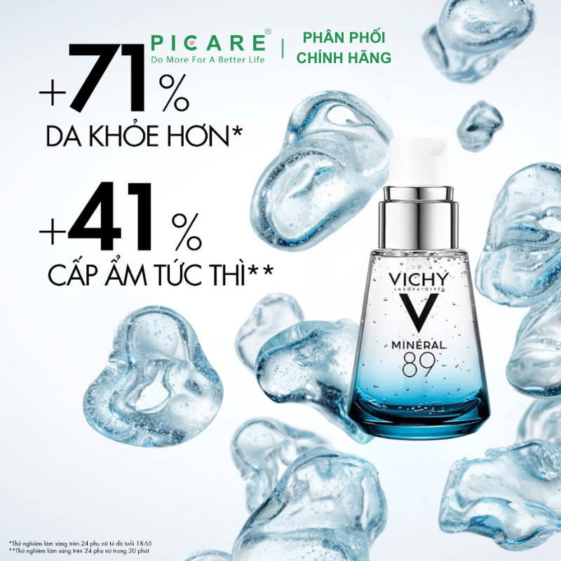 Tinh chất dưỡng ẩm khoáng cô đặc Vichy Mineral 89 30ml