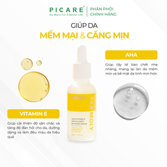 Tinh chất giúp dưỡng sáng, cải thiện độ đàn hồi cho da Pax Moly AHA Vitamin E Skin Clarity Booster Serum 30ml