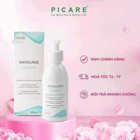 Gel Rửa Mặt Cho Da Dầu Mụn Aknicare Cleanser 200ml