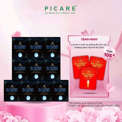 Mặt nạ cấp ẩm cho da khô PAXMOLY Real Hyaluronic Acid Mask Pack (25ml)