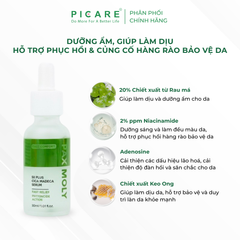 Tinh chất Rau má giúp làm dịu, dưỡng ẩm và hỗ trợ phục hồi da Pax Moly 5x Plus Cica Madeca Serum 30ml