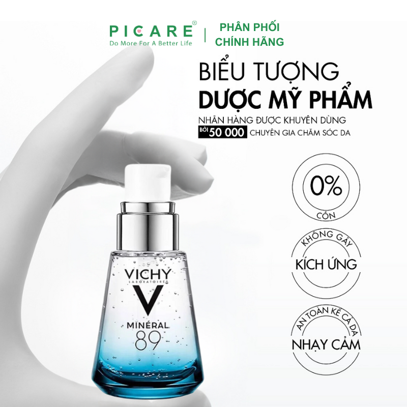 Tinh chất dưỡng ẩm khoáng cô đặc Vichy Mineral 89 30ml