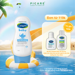 Sữa tắm gội toàn thân cho bé Cetaphil Baby Gentle Wash and Shampoo 230ml
