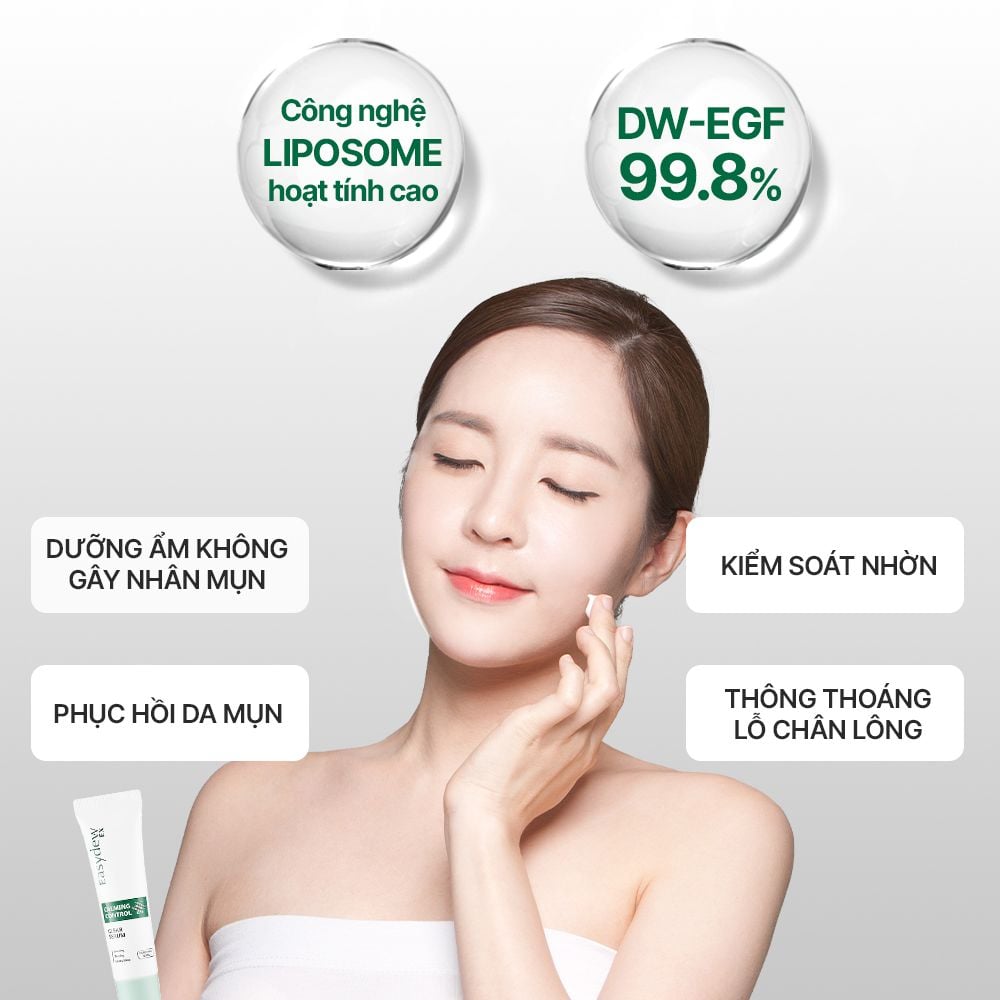 Serum Cung Cấp Dưỡng Chất Cho Da Mụn Sau Tổn Thương Easydew Ex Calming Control Clear Serum 30ml