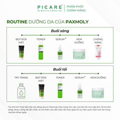 Sữa rửa mặt tạo bọt Rau má giúp làm sạch sâu và giảm bã nhờn Pax Moly Perfect Cica Foam Cleanser 100ml