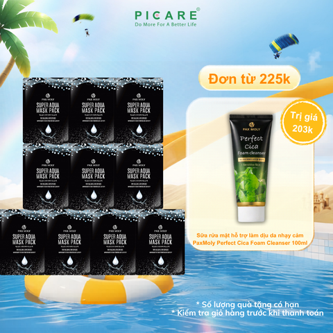Mặt nạ cấp ẩm chuyên sâu PAXMOLY Super Aqua Mask Pack 25ml