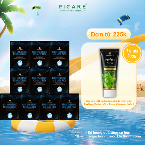 Mặt nạ cấp ẩm cho da khô PAXMOLY Real Hyaluronic Acid Mask Pack (25ml)