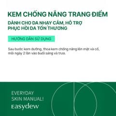 Kem Chống Nắng Trang Điểm Dành Cho Da Nhạy Cảm, Phục Hồi Da Sau Tổn Thương Easydew RX Post Laser Mineral BB Cream SPF46 40ML