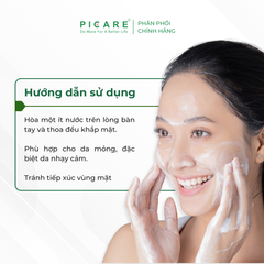 Sữa rửa mặt tạo bọt Rau má giúp làm sạch sâu và giảm bã nhờn Pax Moly Perfect Cica Foam Cleanser 100ml