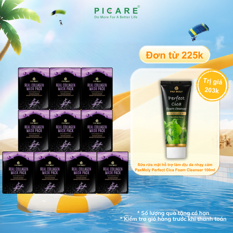 Mặt nạ cấp ẩm giúp da săn chắc PAXMOLY Real Collagen Mask Pack (25ml)
