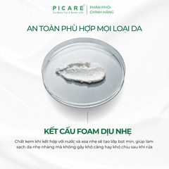 Sữa rửa mặt tạo bọt Rau má giúp làm sạch sâu và giảm bã nhờn Pax Moly Perfect Cica Foam Cleanser 100ml