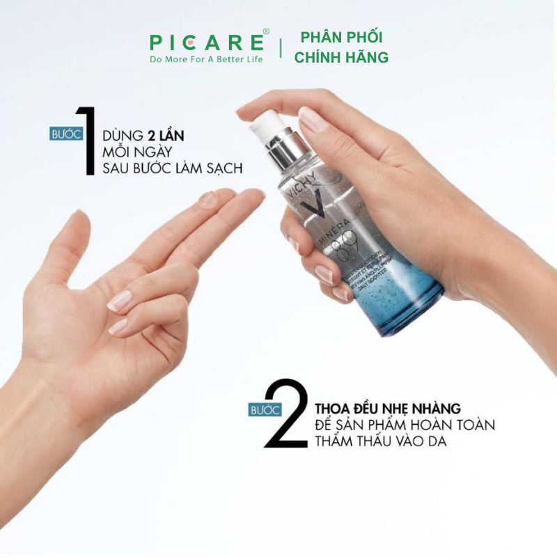 Tinh chất dưỡng ẩm khoáng cô đặc Vichy Mineral 89 30ml